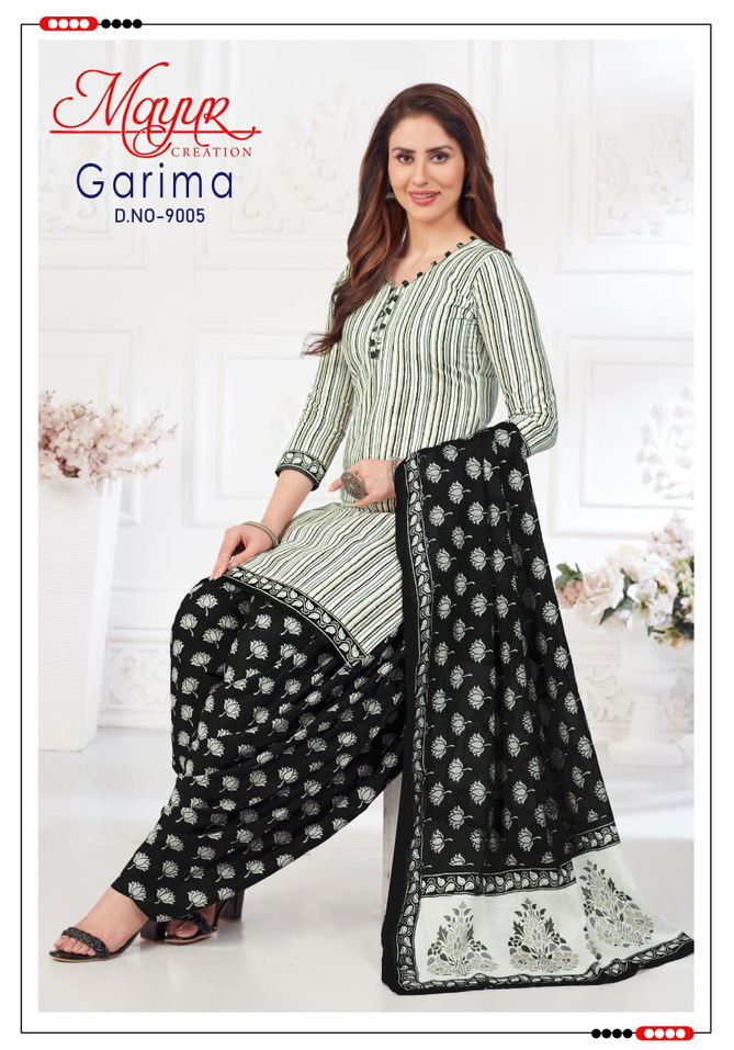 Garima Vol 9 By Mayur Cotton Printed Dress Material Wholesale Market In Surat
